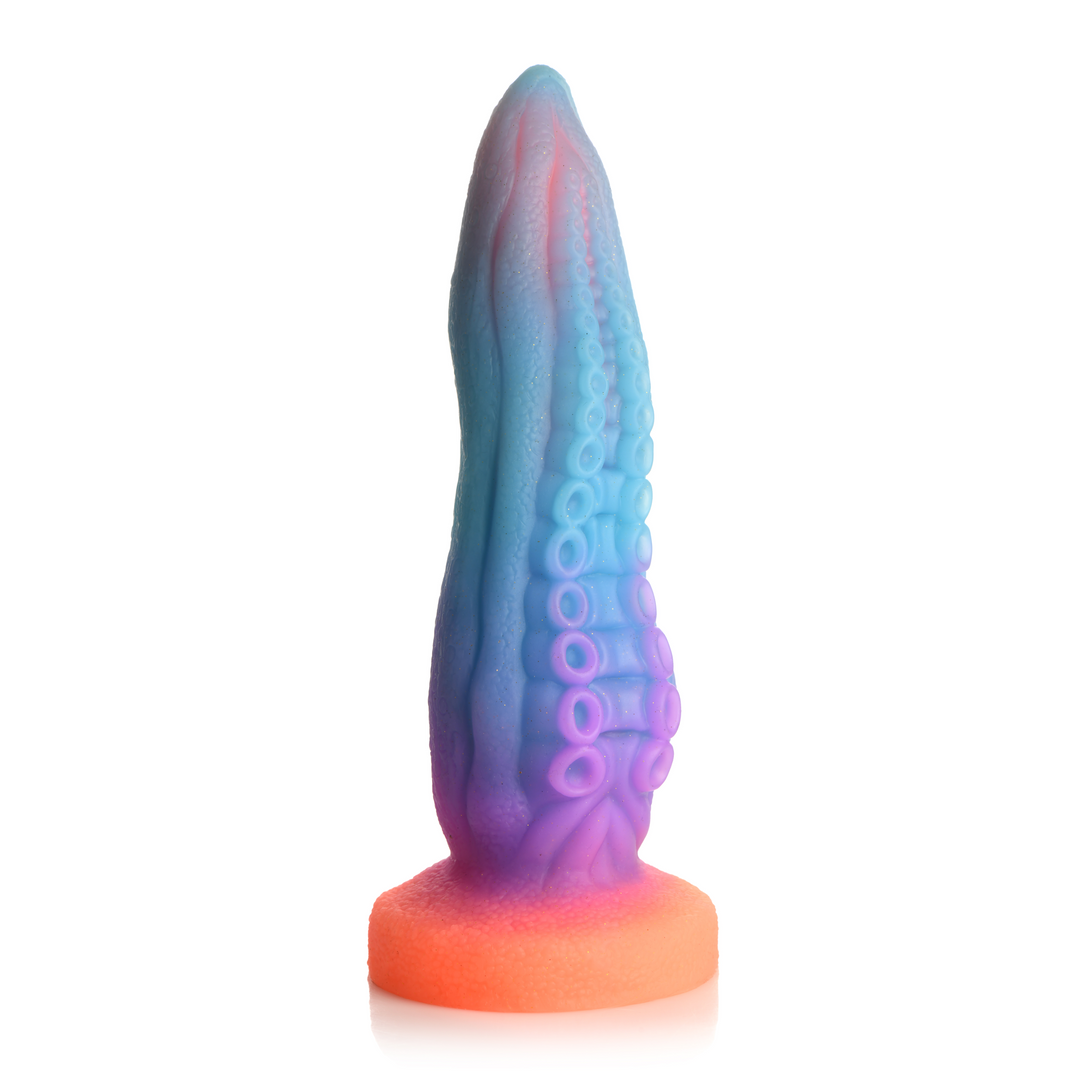 Tentacled Monster Silikone Dildo - Glow in the Dark