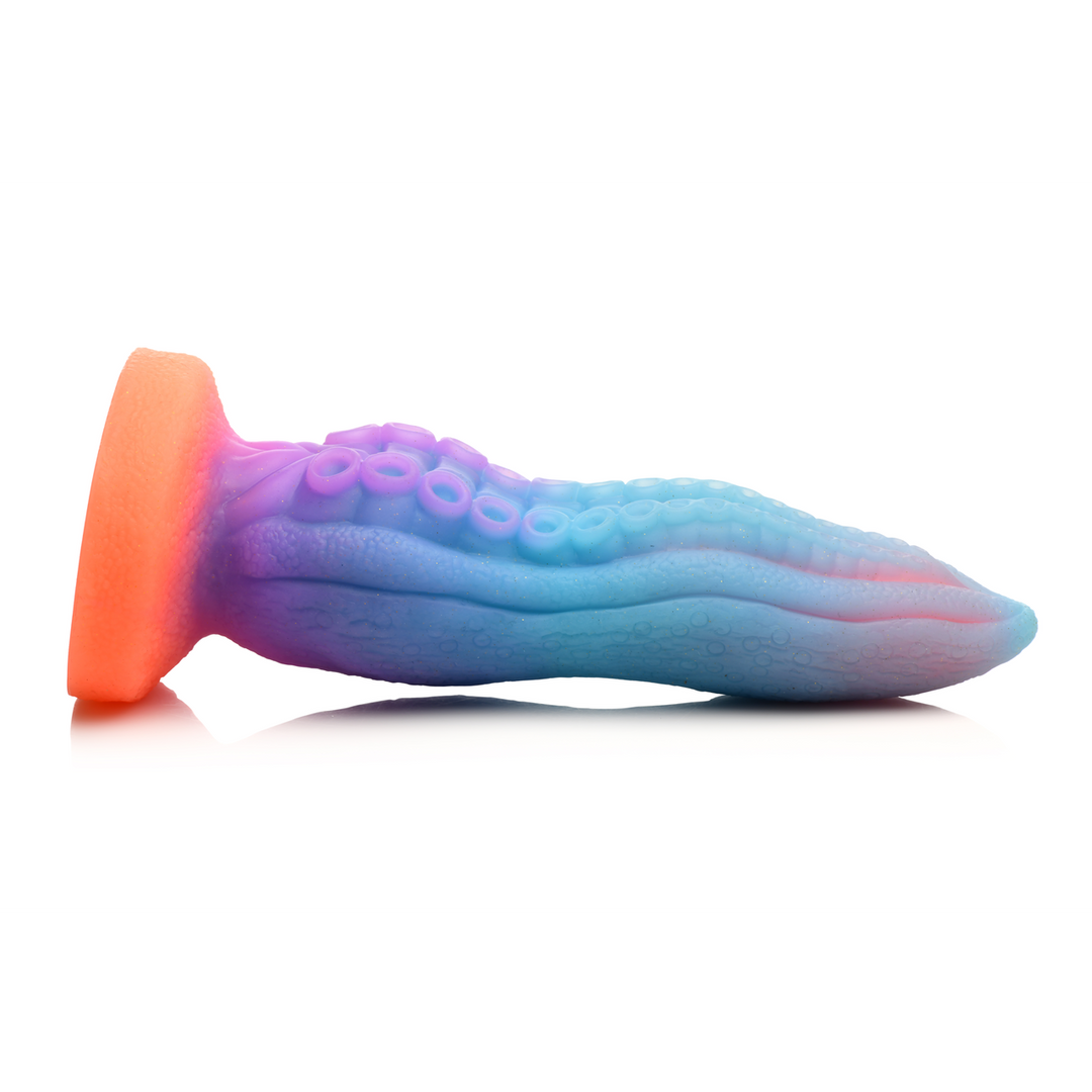 Tentacled Monster Silikone Dildo - Glow in the Dark
