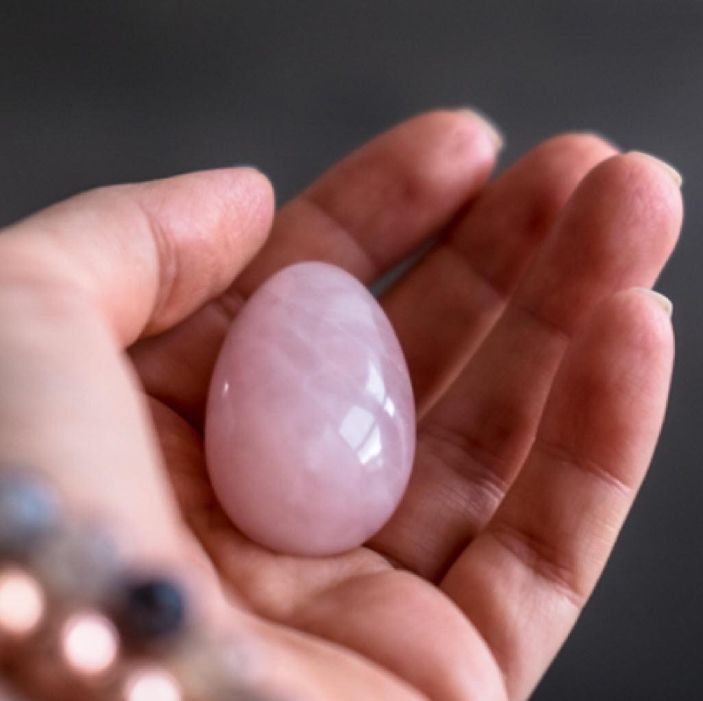 La Gemmes Yoni Egg - Rose Quartz (M) - Babaam