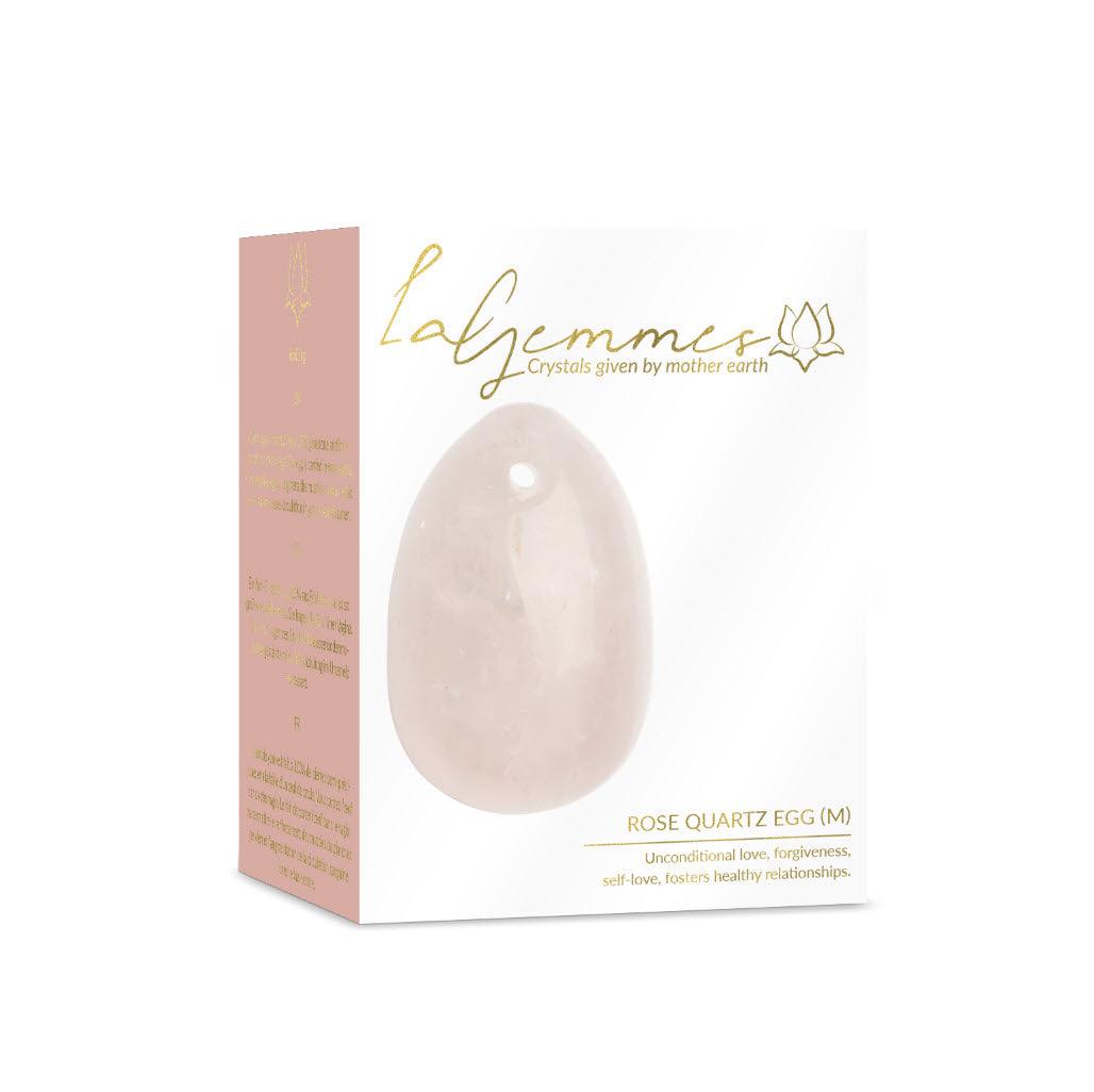 La Gemmes Yoni Egg - Rose Quartz (M) - Babaam