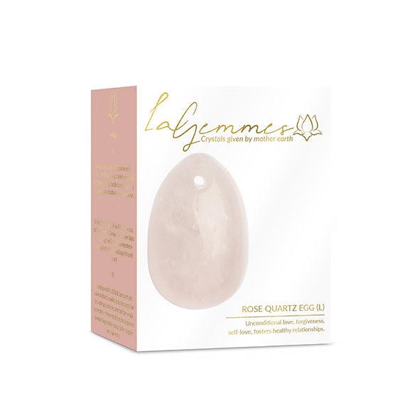 La Gemmes Yoni Egg - Rose Quartz (L) - Babaam