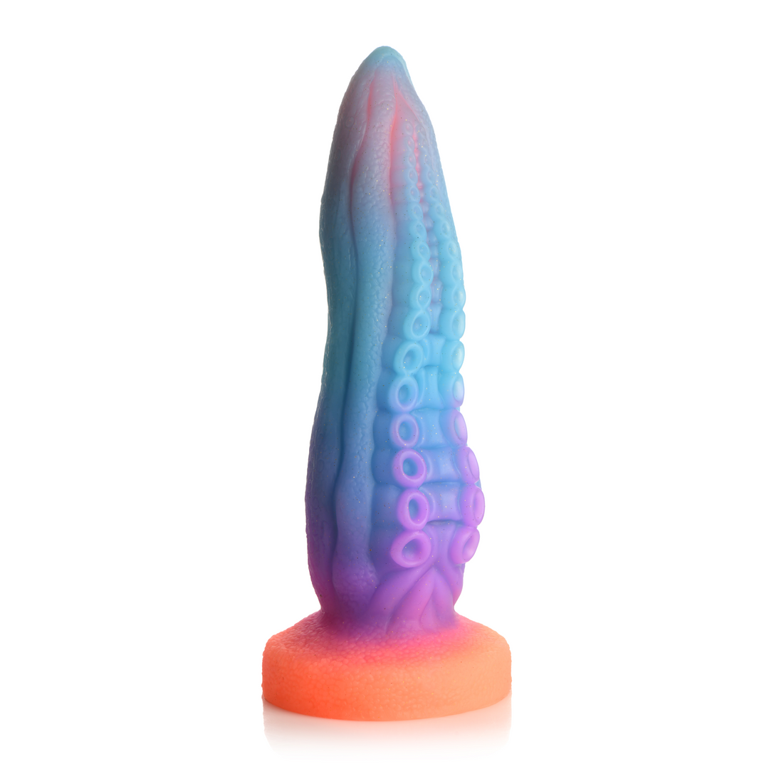 Tentacled Monster Silicone Dildo - Glow in the Dark