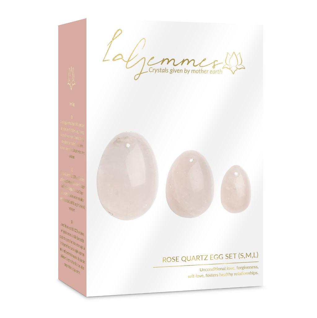 La Gemmes Yoni Egg Set Rose Quartz - Babaam